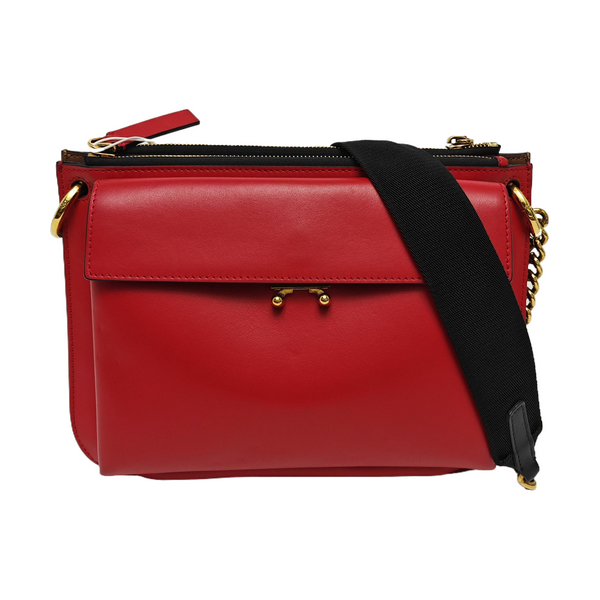 Calfskin Shoulder Bag Red
