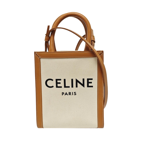 CABAS CELINE Mini Canvas White