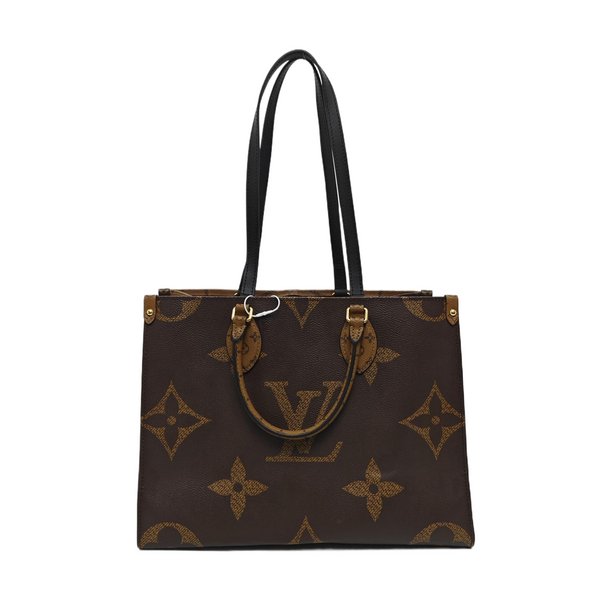 ONTHEGO MM Monogram Coated Canvas Brown