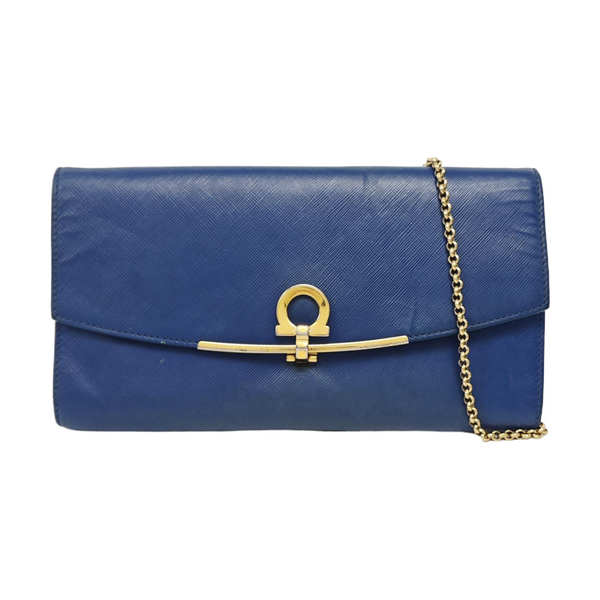 Gancini Calfskin Blue