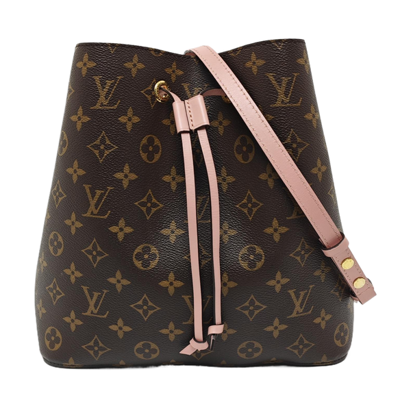 NÉONOÉ MM Monogram Coated Canvas Brown
