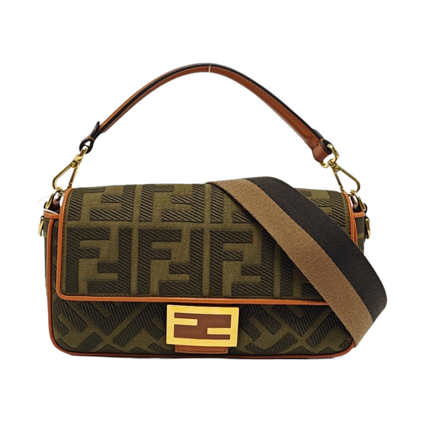 Baguette Medium Canvas Green