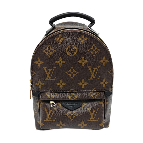 PALM SPRINGS Mini Monogram Coated Canvas Brown