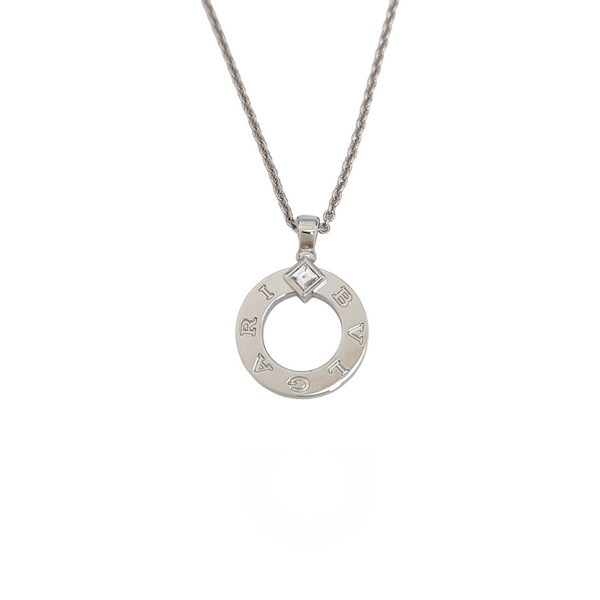 BVLGARI BVLGARI 18k White Gold Silver Necklace
