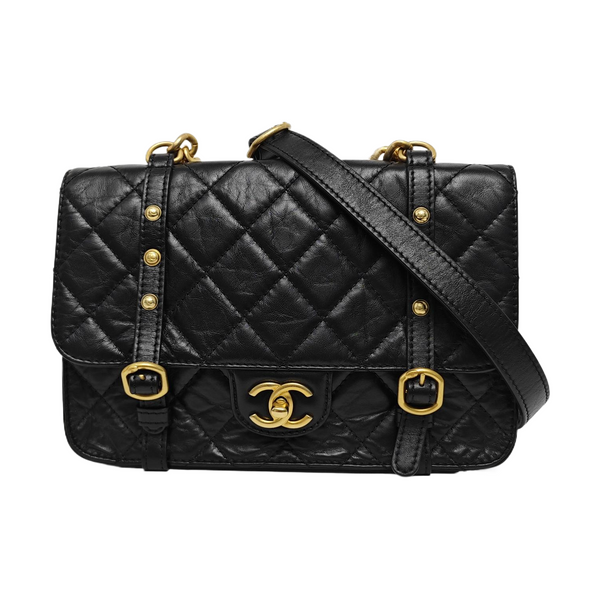 Quilted Calfskin Black