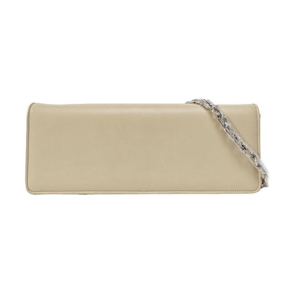 Calfskin Top Handle Bag Beige