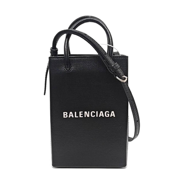 Shopping Bag Calfskin Black