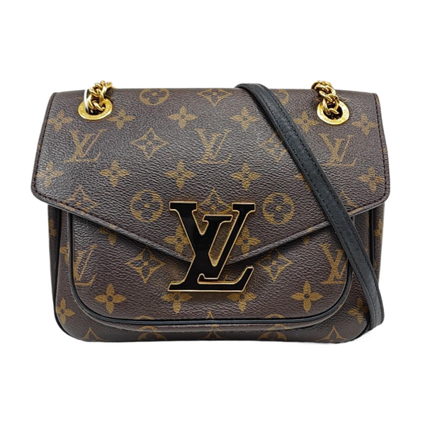 PASSY Monogram Coated Canvas Brown