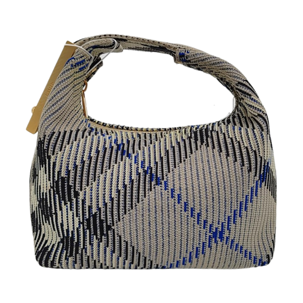 Fabric Top Handle Bag Mini Gray