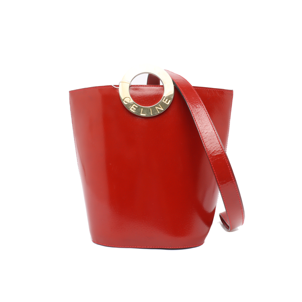 Calfskin Bucket Bag Red