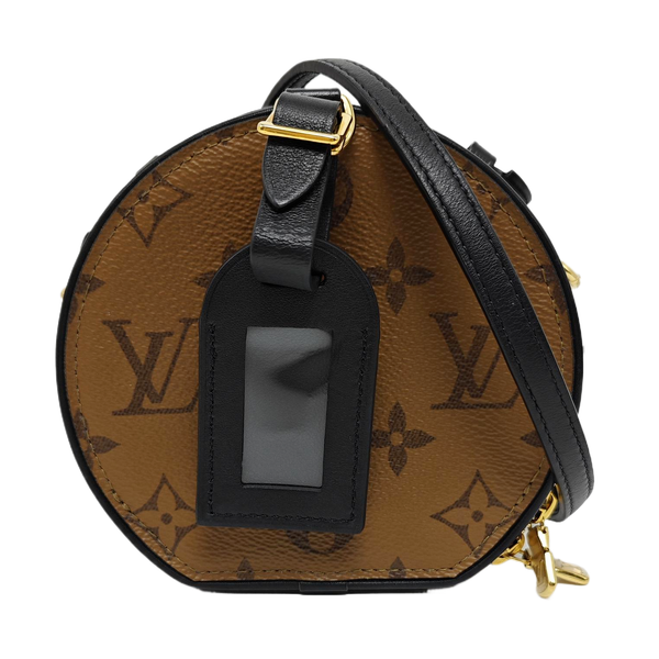 BOITE CHAPEAU Mini Monogram Coated Canvas Brown