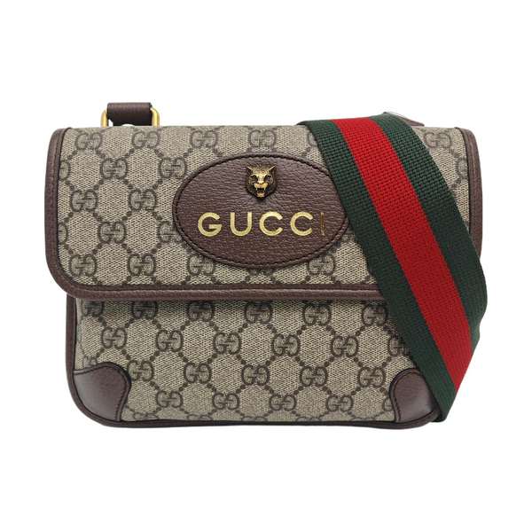 Neo Vintage Small Monogram Coated Canvas Beige