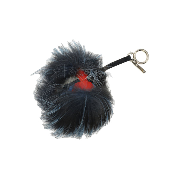 Blue Fabric Bag Charm
