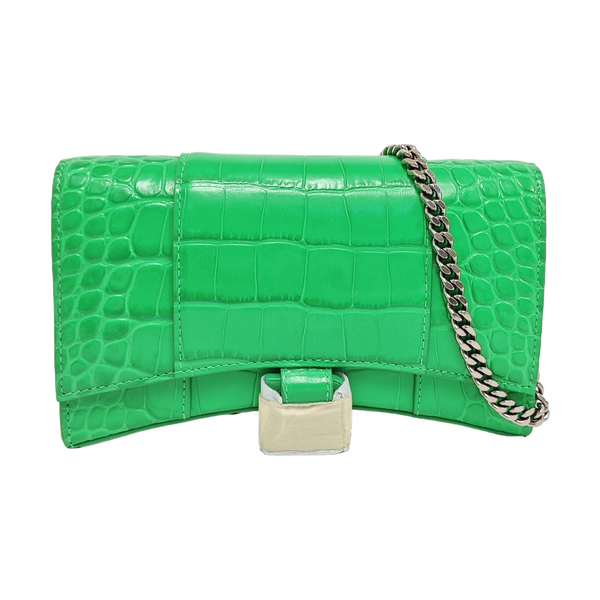 Hourglass Calfskin Green