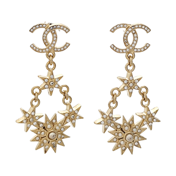 Metal Gold Stud Earrings