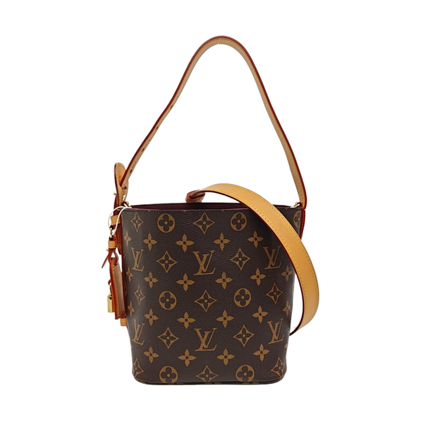 ALL IN Monogram Coated Canvas Brown