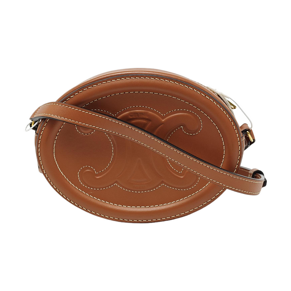 TRIOMPHE Small Calfskin Brown