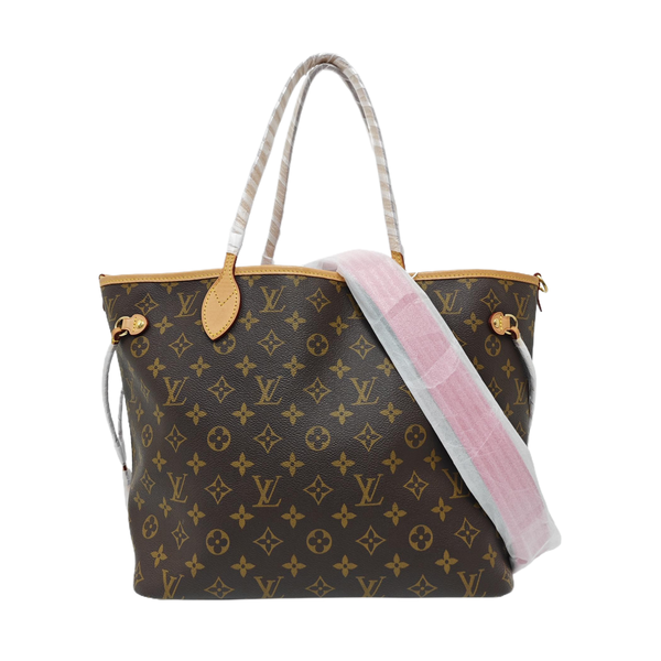 NEVERFULL INSIDE OUT MM Monogram Fabric Red