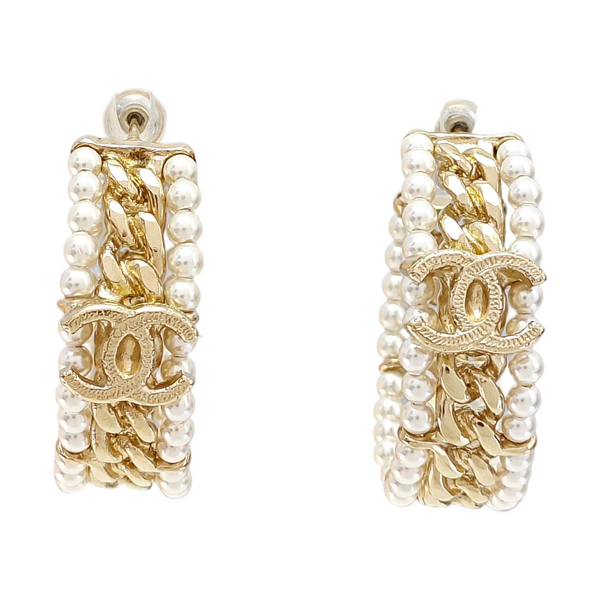 Metal Gold Stud Earrings