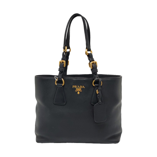 Calfskin Tote Bag Black