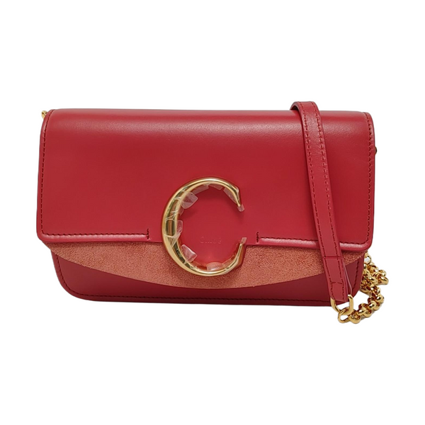 Chloé C Calfskin Red