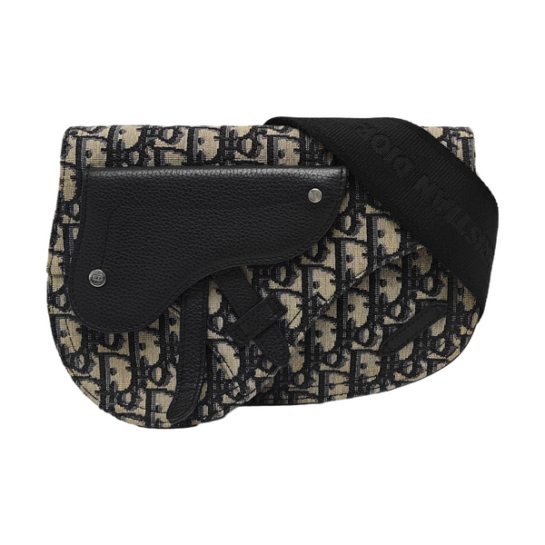 Saddle Monogram Canvas Azul