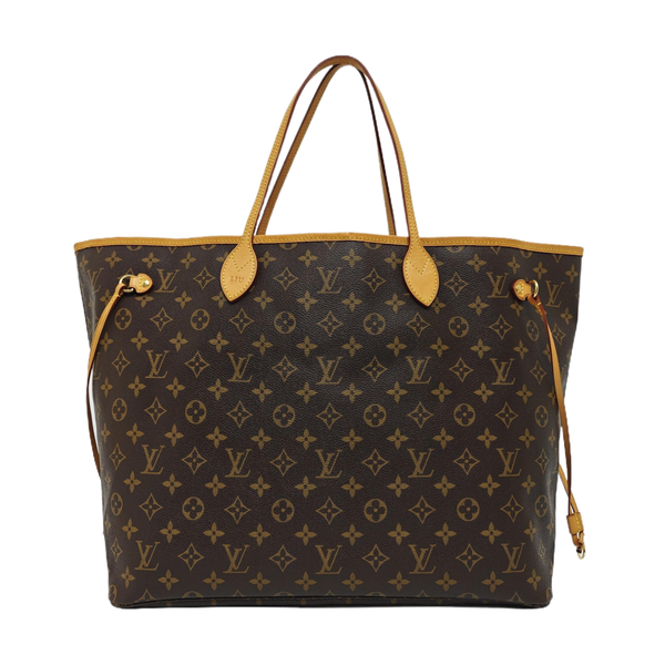 NEVERFULL Lona Revestida Monogram Marrón