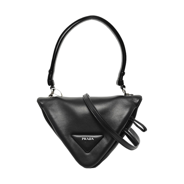 Lambskin Shoulder Bag Black