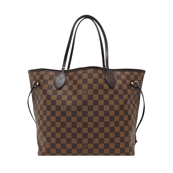 NEVERFULL MM Damier Ebene Coated Canvas Brown
