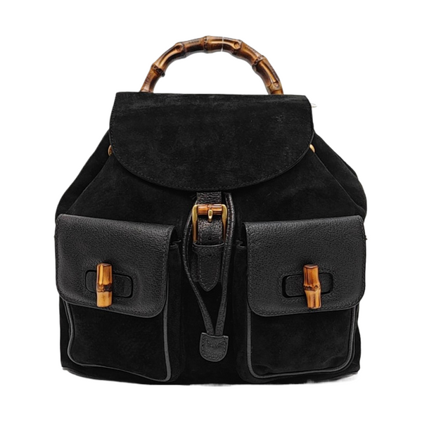 Bamboo 1947 Medium Suede Black