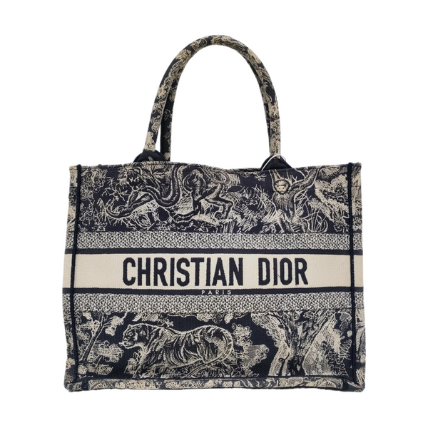 Book Tote Medium Canvas Blue
