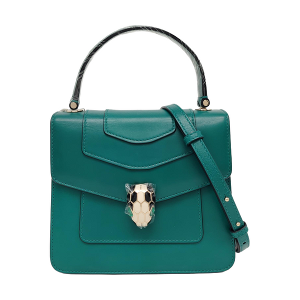 SERPENTI FOREVER Small Calfskin Green