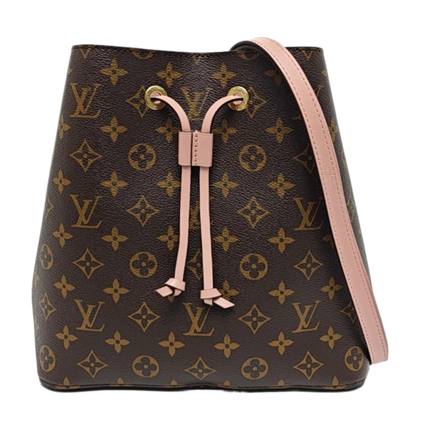 NÉONOÉ MM Monogram Coated Canvas Brown