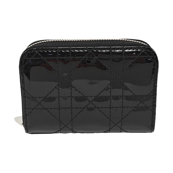 Lady Dior Cannage Patent Leather Black