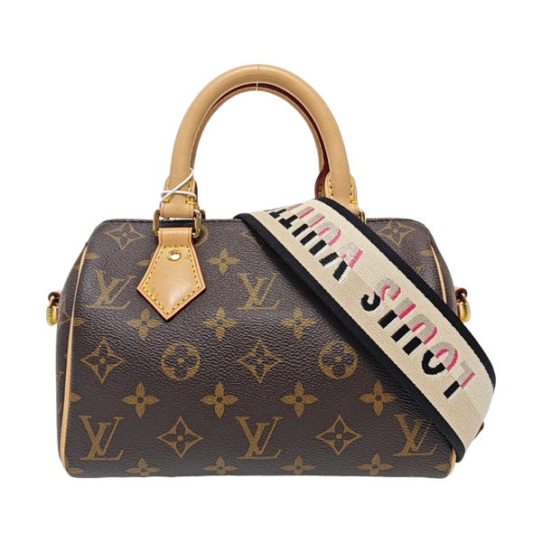 SPEEDY 20 Monogram Coated Canvas Brown