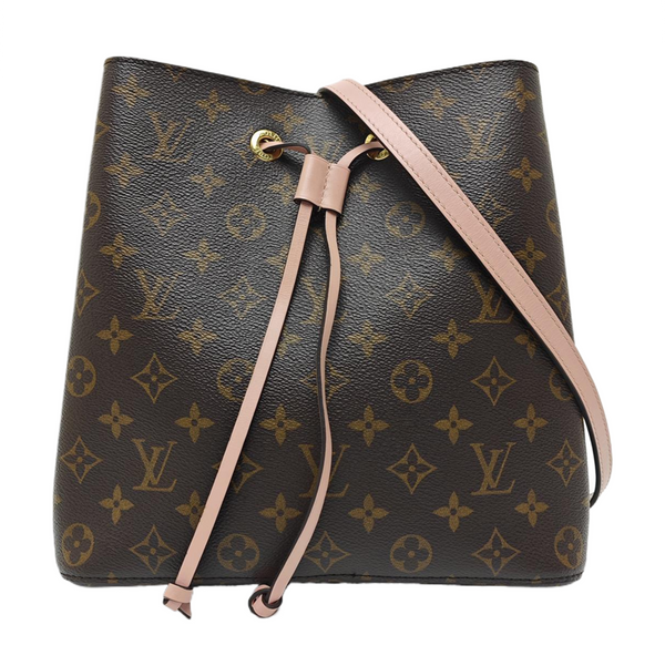 NÉONOÉ MM Monogram Coated Canvas Brown
