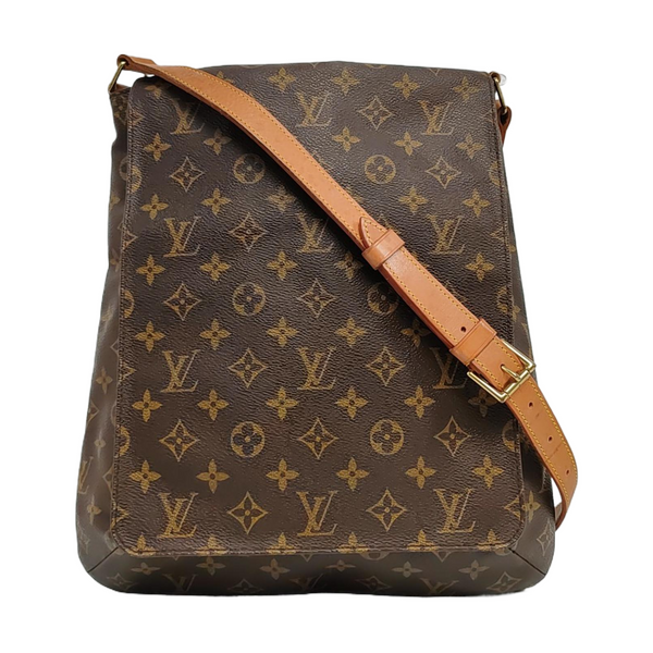 MUSETTE TANGO Monogram Coated Canvas Brown
