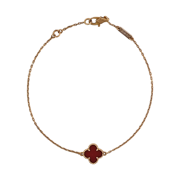 Sweet Alhambra 18k Rose Gold Bracelet