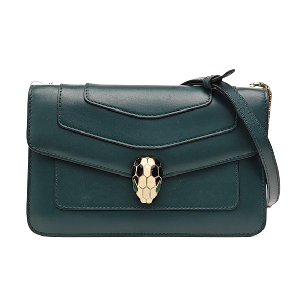 SERPENTI FOREVER Small Calfskin Green
