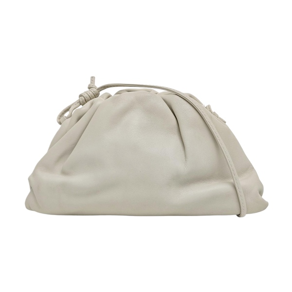 The Pouch Mini Calfskin White