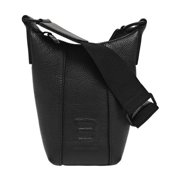 Authenticated pre-owned Hourglass Calfskin Black - Shoulder Bag at Looply