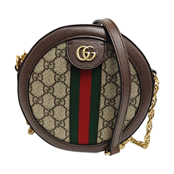 Ophidia Mini Monogram Coated Canvas Beige
