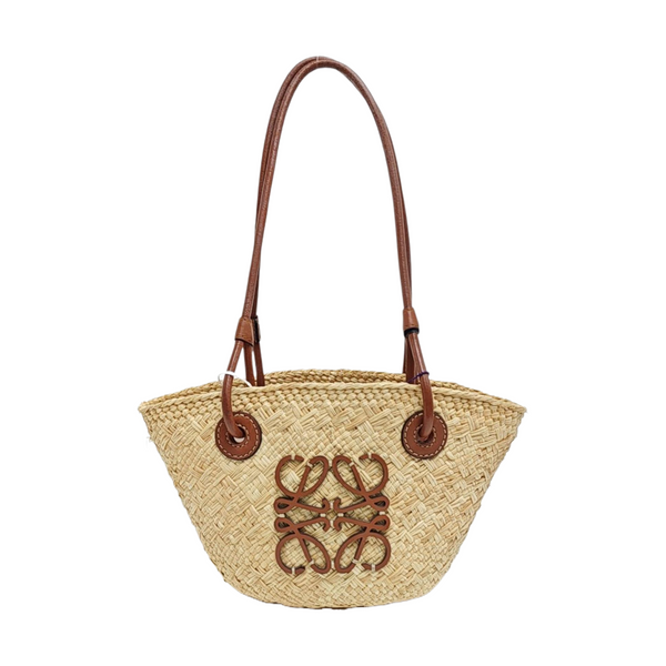 Straw Top Handle Bag Beige