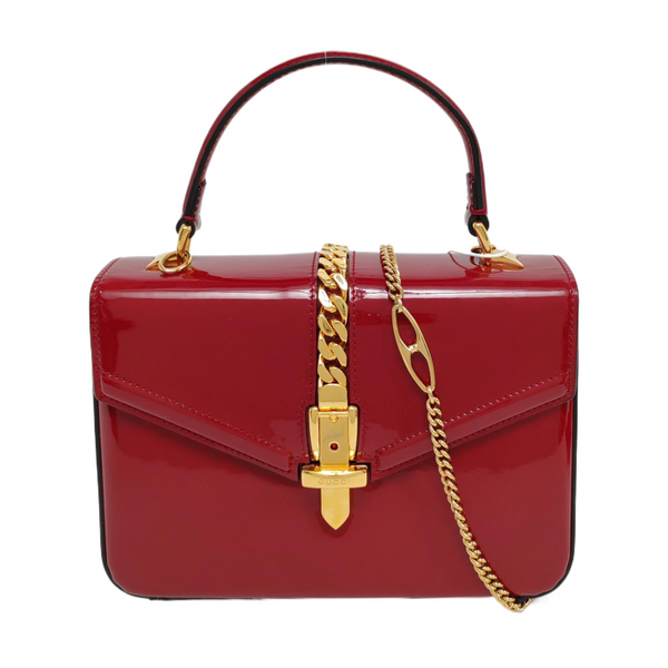 Sylvie 1969 Mini Patent Leather Red