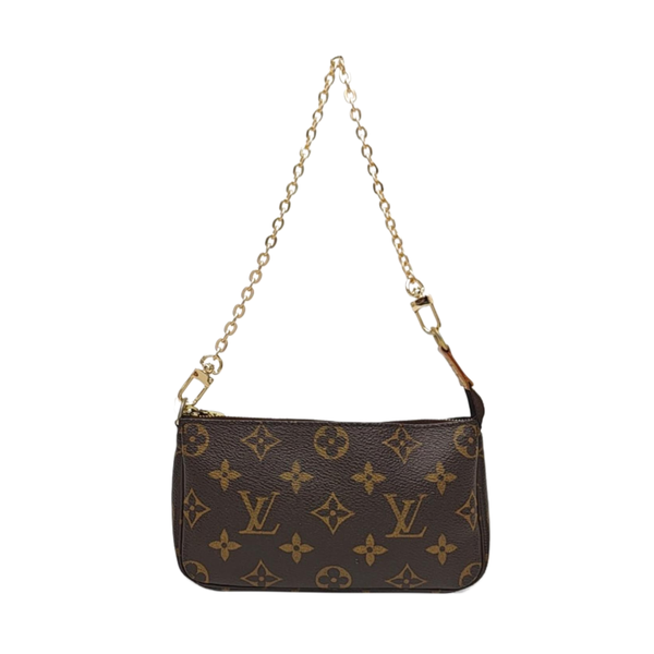 ACCESSOIRES MM Monogram Coated Canvas Brown