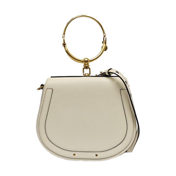 Nile Medium Calfskin White