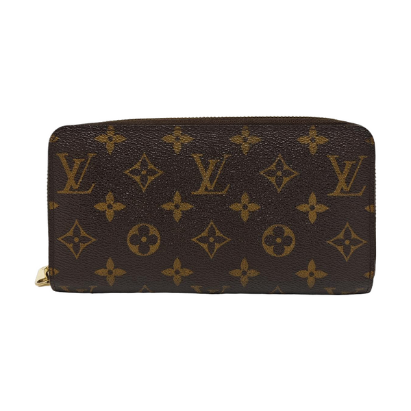 ZIPPY Monogram Coated Canvas Brown Wallet