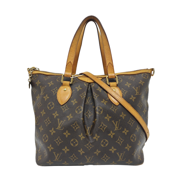 PALERMO PM Monogram Coated Canvas Brown