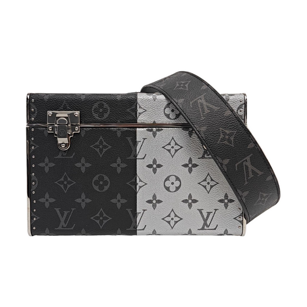 Monogram Coated Canvas Mini Gray