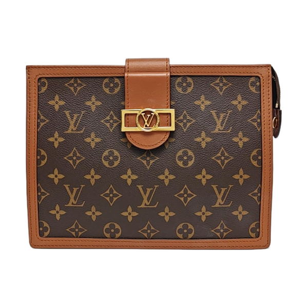 DAUPHINE Monogram Coated Canvas Brown